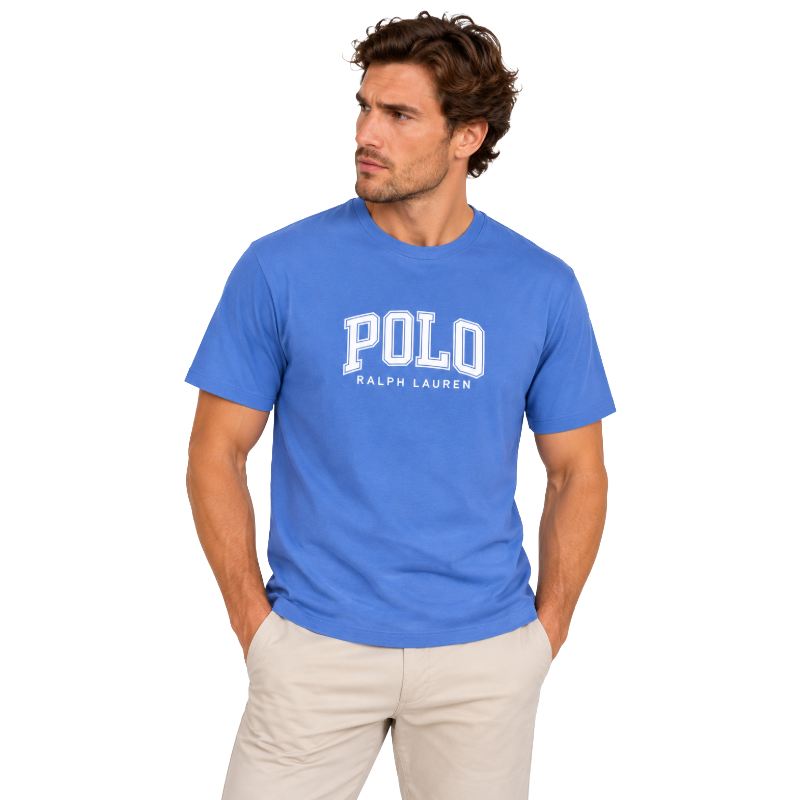 Ralph Lauren Polo Classic Fit Logo Jersey T-Shirt Blue 