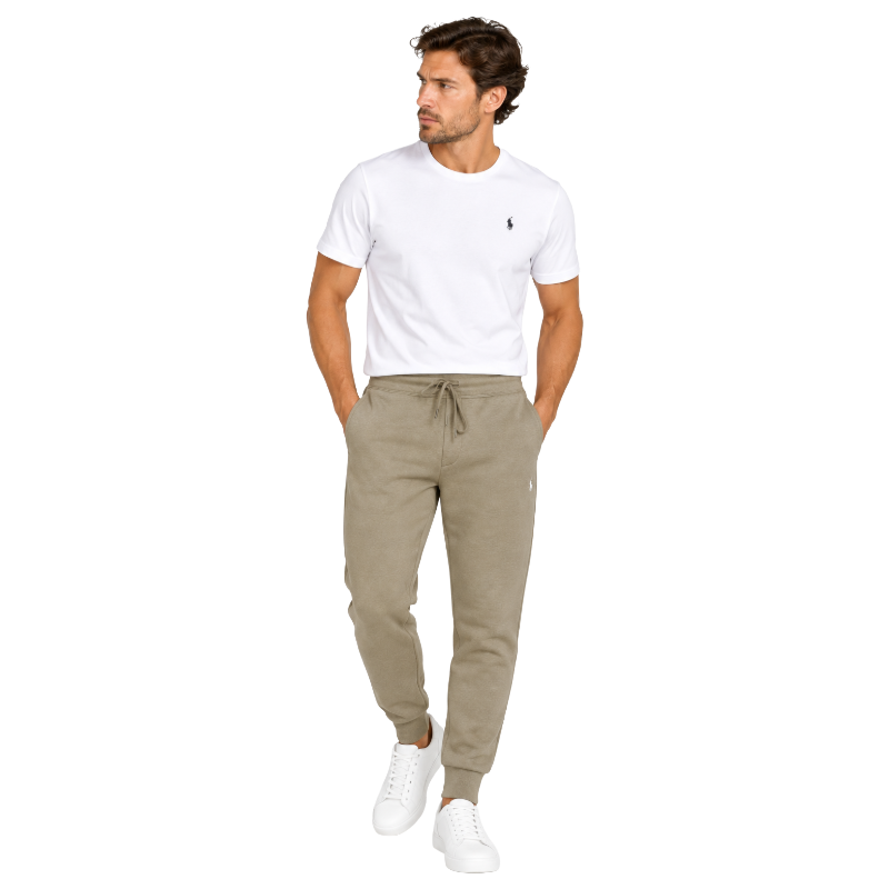 Ralph Lauren Polo Double-Knit Joggers Brown Men's