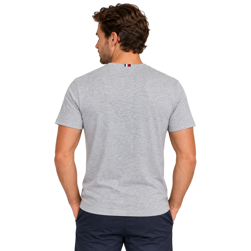 Tommy Hilfiger Men's Logo T-Shirt Light Heather Grey