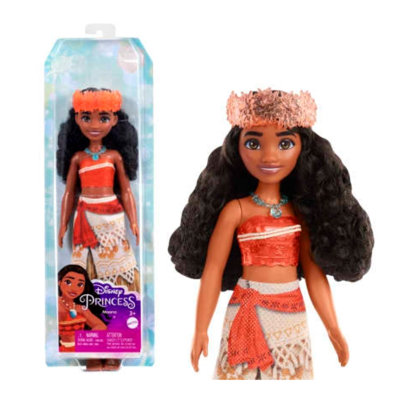 Disney Princess Moana With Sparkling Headband Mattel Doll 27cm