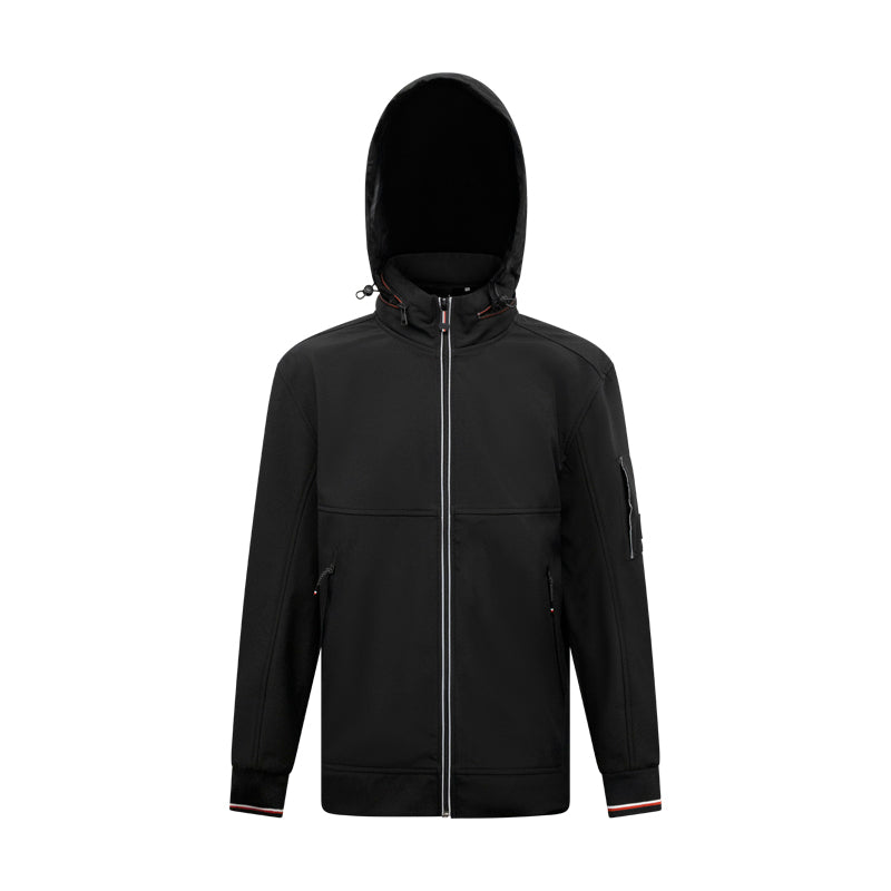 Tom Tailor Mens Outdoor Jacket Black