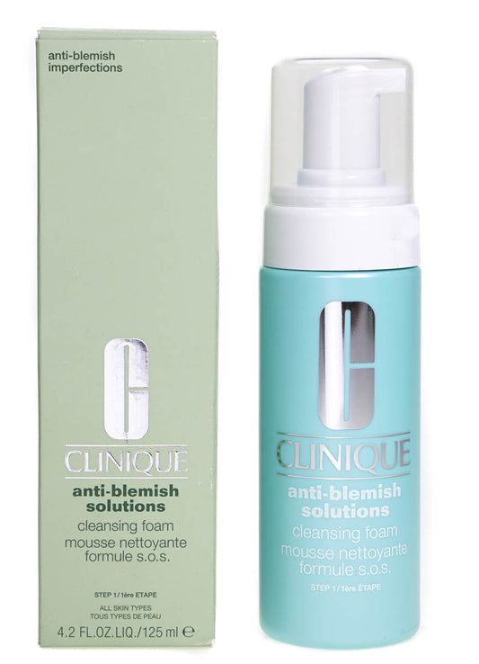 Clinique Anti-Blemish Solutions Cleansing Foam 125ml- (Blemished Box)