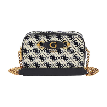 Guess Izzy Navy Logo Shoulder Bag JA865414