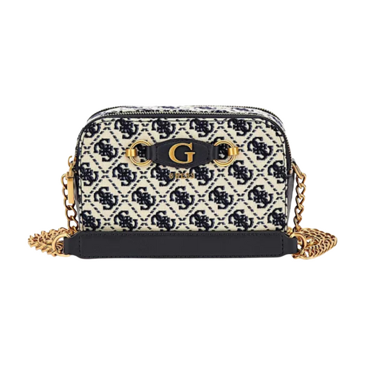 Guess Izzy Navy Logo Shoulder Bag JA865414