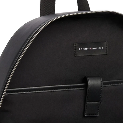 Tommy Hilfiger TH Textured Black Dome Backpack