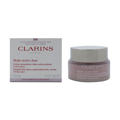 Clarins Multi Active Day Cream 50ml All Skin Types (Blemished Box)