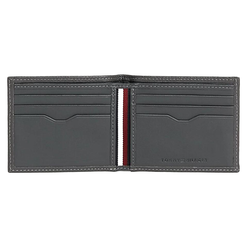 Tommy Hilfiger Central Mini Credit Card Wallet Grey Men's