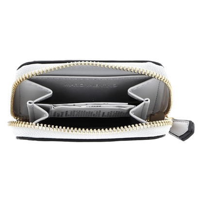 Mario Valentino Neasy Re Zip Top Wallet Purse Grey