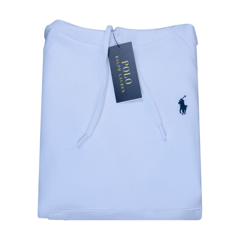 Ralph Lauren Men's Hoodie | Polo Pony Fleece | White