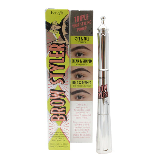 Benefit Brow Styler Brow Pencil & Face Powder Duo Soft Black