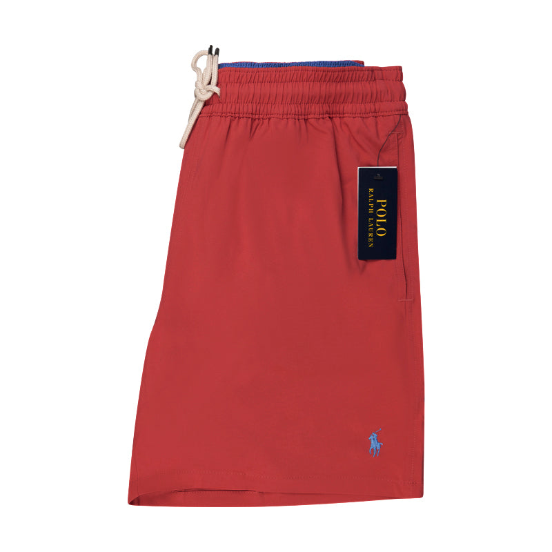 Ralph Lauren Polo Traveller Swim Shorts Red