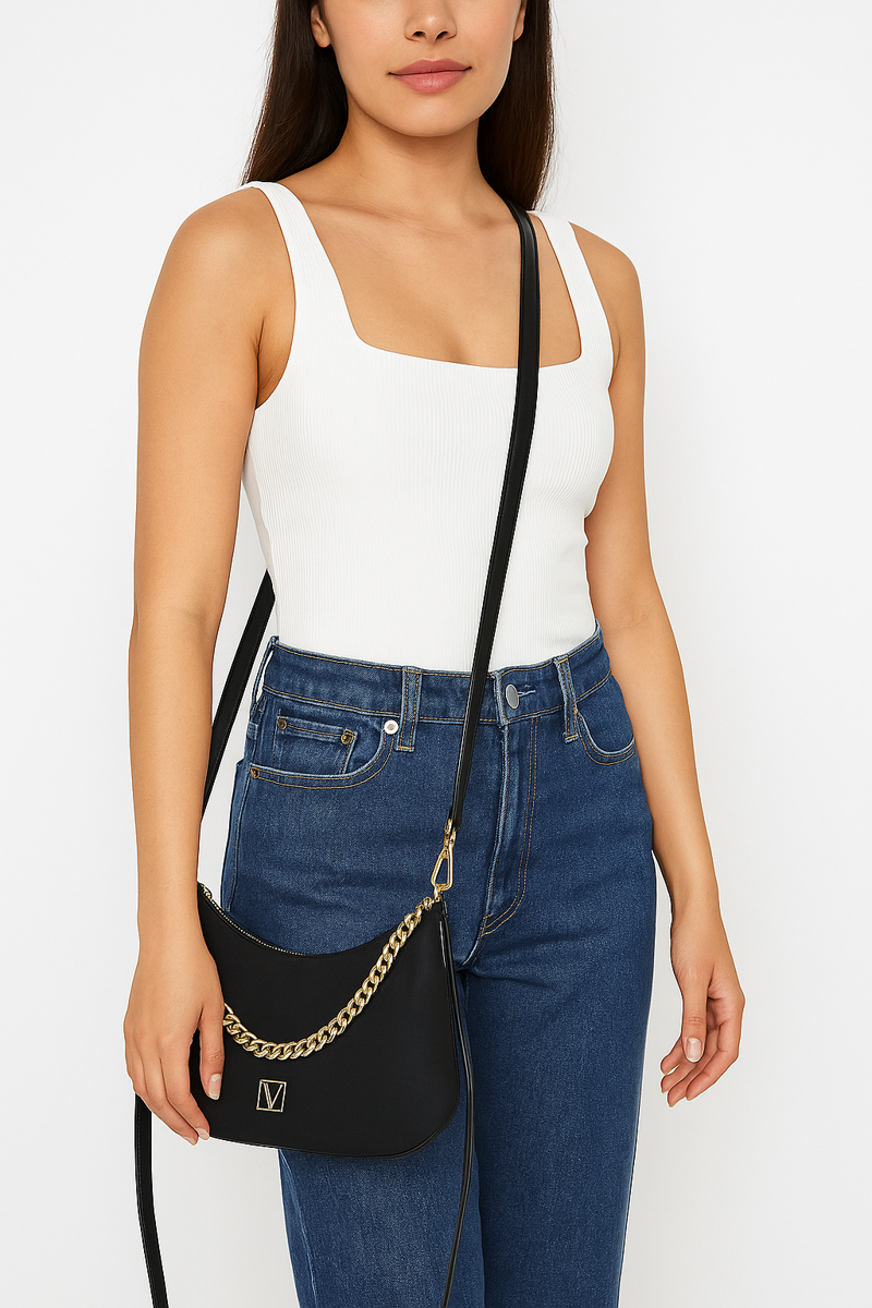 Victoria's Secret Black Crossbody Bag