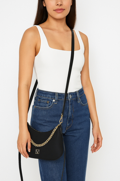 Victoria's Secret Black Crossbody Bag