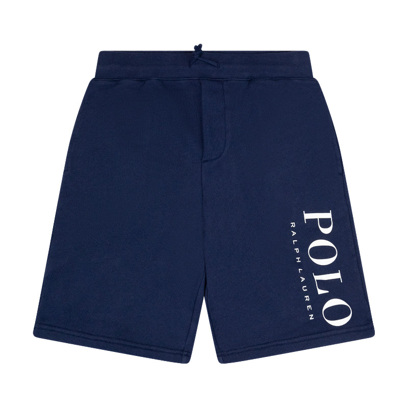 Ralph Lauren Polo Logo Spa Terry Boys Shorts Navy