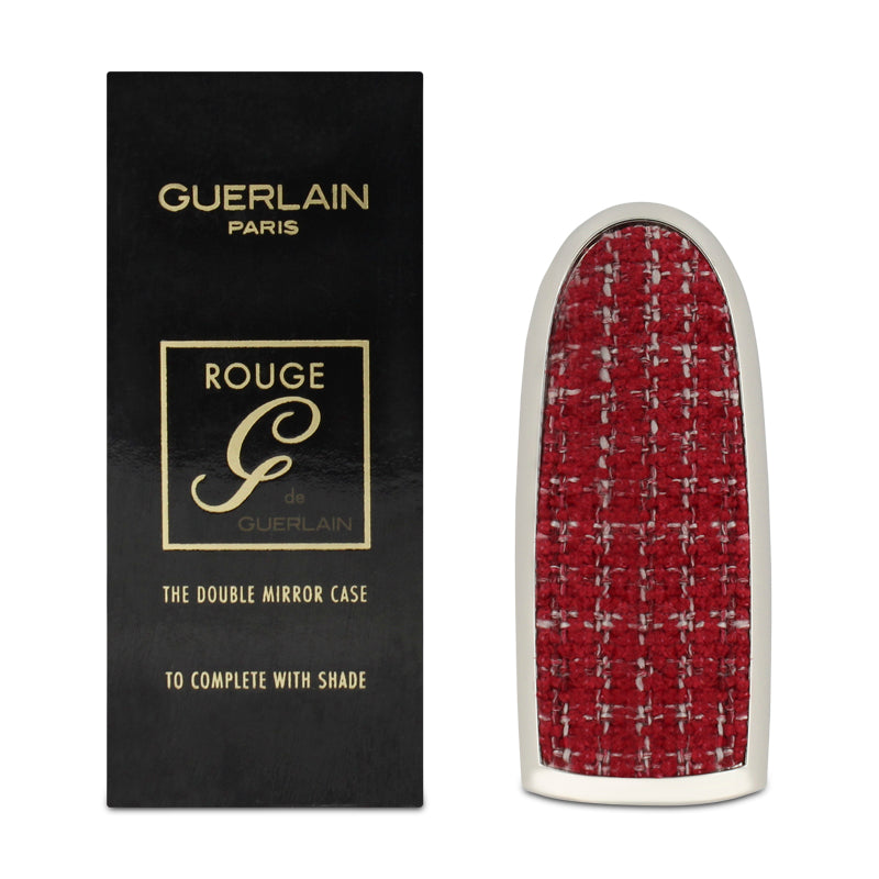 Guerlain Rouge The Double Mirror Lipstick Case Tweed In Paris
