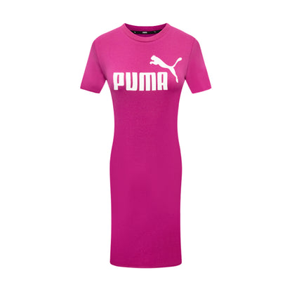 Puma Women's Slim T-Shirt Dress Festival Fuchsia Pink