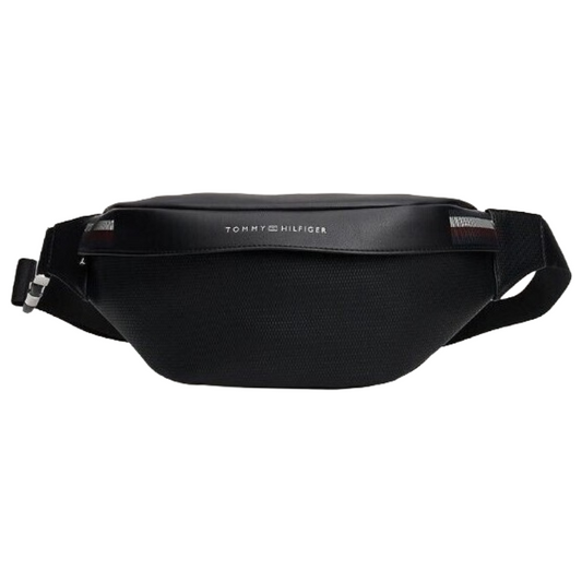 Tommy Hilfiger Mens's Belt Pouch AM0AM12721 Black OS