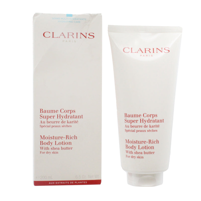 Clarins Moisture Rich Body Lotion 200ml (Blemished Box)