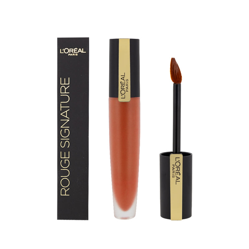 L'Oreal Rouge Signature Lip Stick Lip Stain 130 I Amaze 