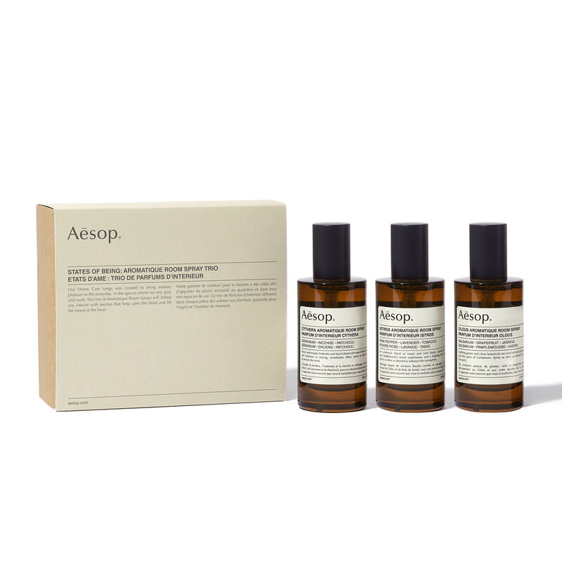 Aesop States Of Being Aromatique Room Spray Set 3 x 50ml