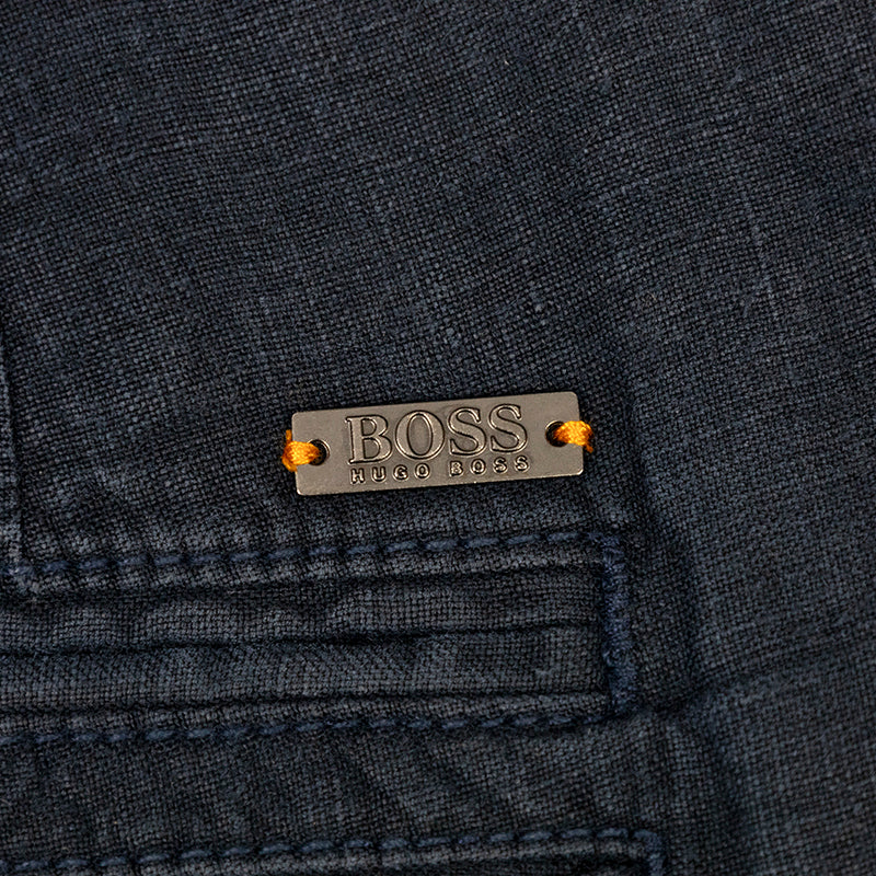 Hugo Boss Navy Tapered Trousers | Premium Fit