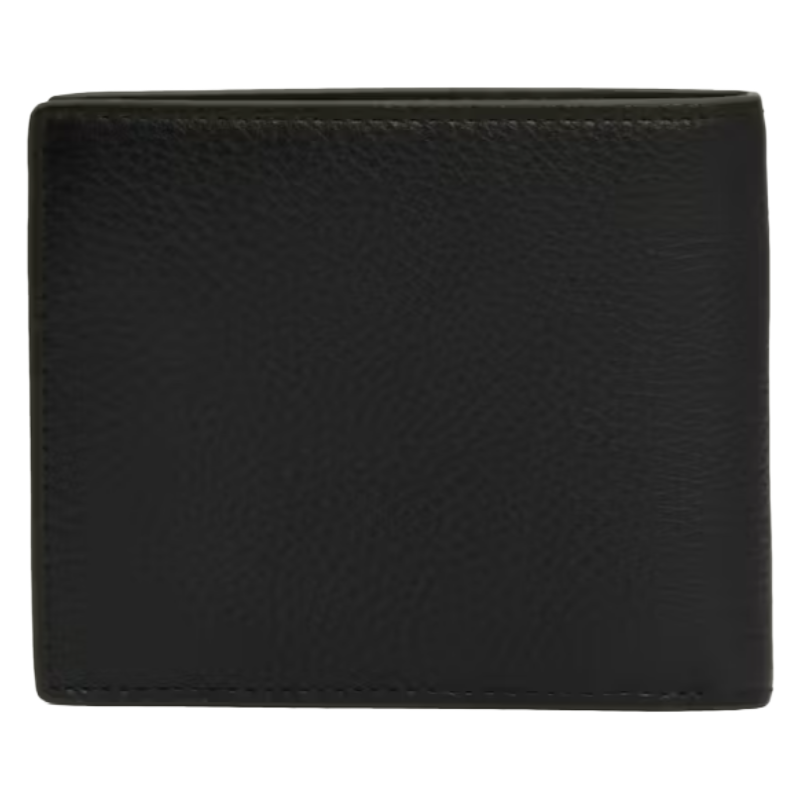Tommy Hilfiger Men's Leather Wallet Coin & Card Black