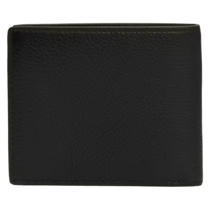 Tommy Hilfiger Men's Leather Wallet Coin & Card Black