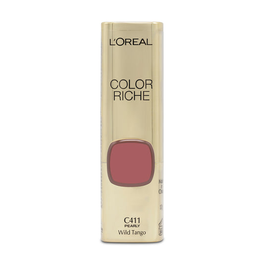 L'Oreal Colour Riche Orange Lipstick C411 Pearly Wild Tango