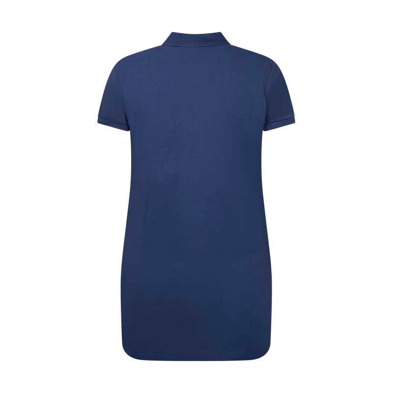 Ralph Lauren Cotton Mesh Polo Shirt Dress Blue