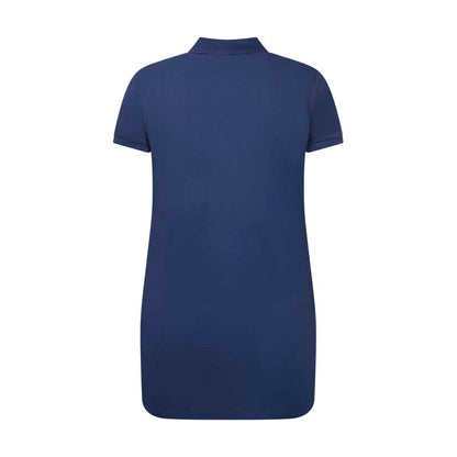 Ralph Lauren Cotton Mesh Polo Shirt Dress Blue