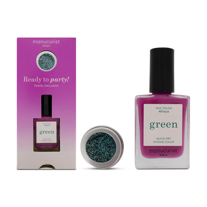 Manucurist Green Ready To Party Petula Nail Polish Set (Blemished Box)