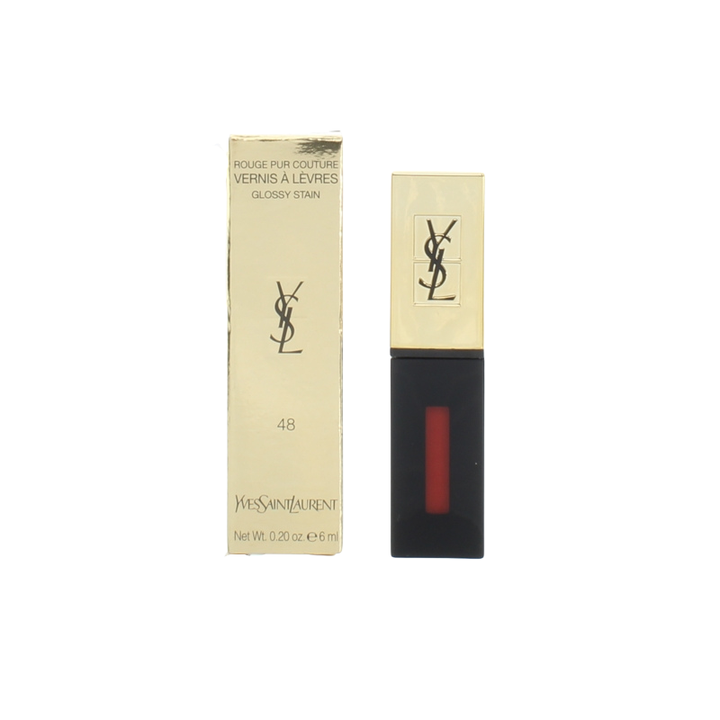  YSL Rouge Pur Couture Glossy Stain 48 Orange Graffiti