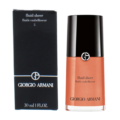 Giorgio Armani Fluid Sheer Highlighter Shade 5 Coral 30ml