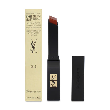 YSL Rouge Pur Couture Lipstick 313 Irreverent Cinnamon (Blemished Box)