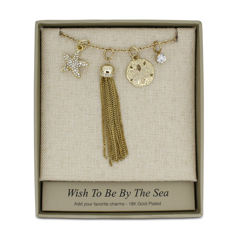 Lovita Gold Necklace Wish to Be by The Sea