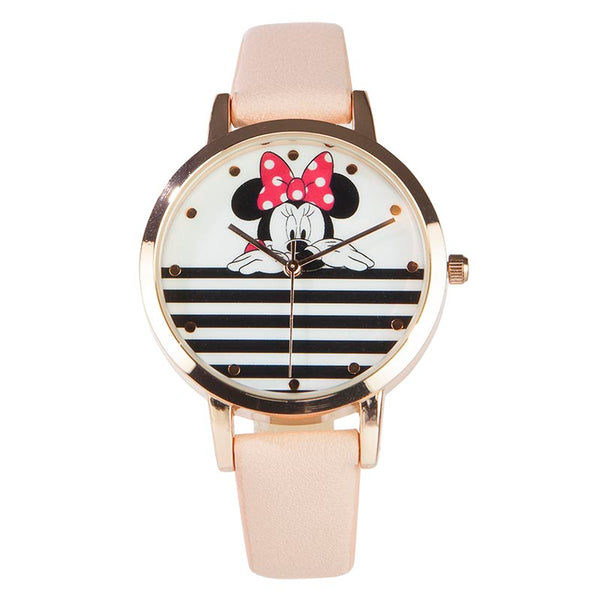 Disney® Womens Minnie Mouse White Glitz Bracelet Watch Shop all hot Disney