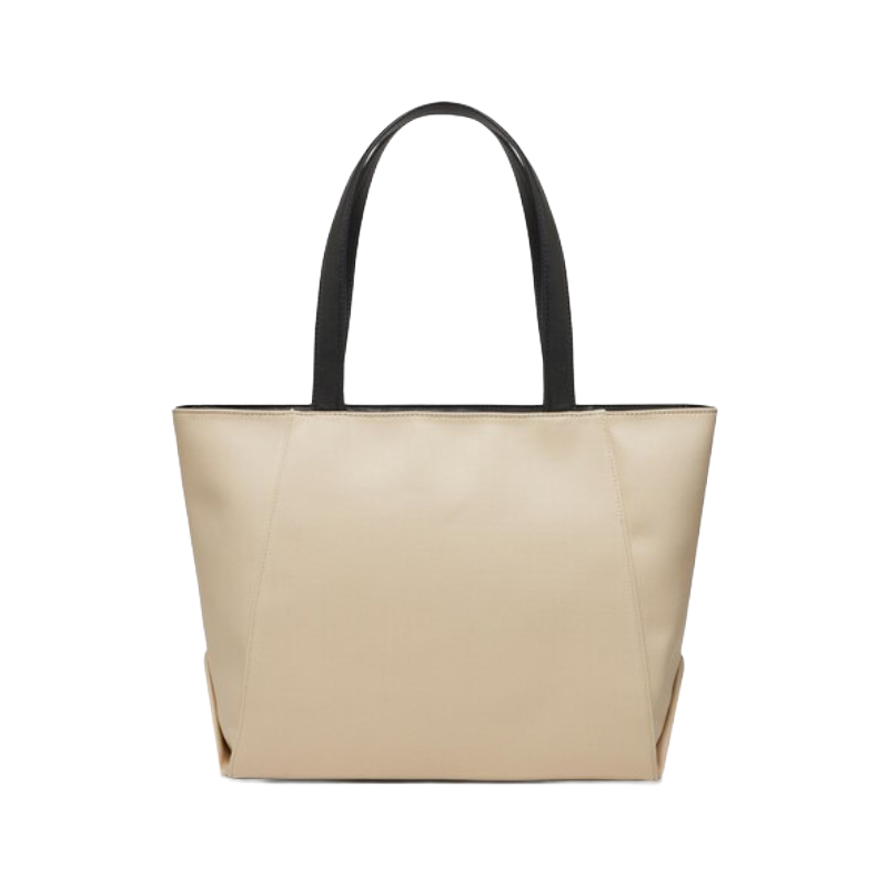 Calvin Klein Re-Lock Seasonal Shopper Canvas Bag K60K611446 DK Ecru