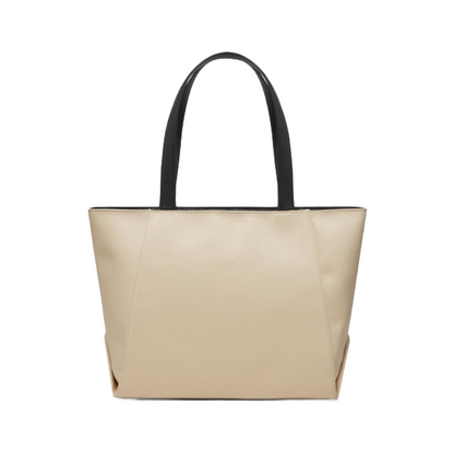 Calvin Klein Re-Lock Seasonal Shopper Canvas Bag K60K611446 DK Ecru