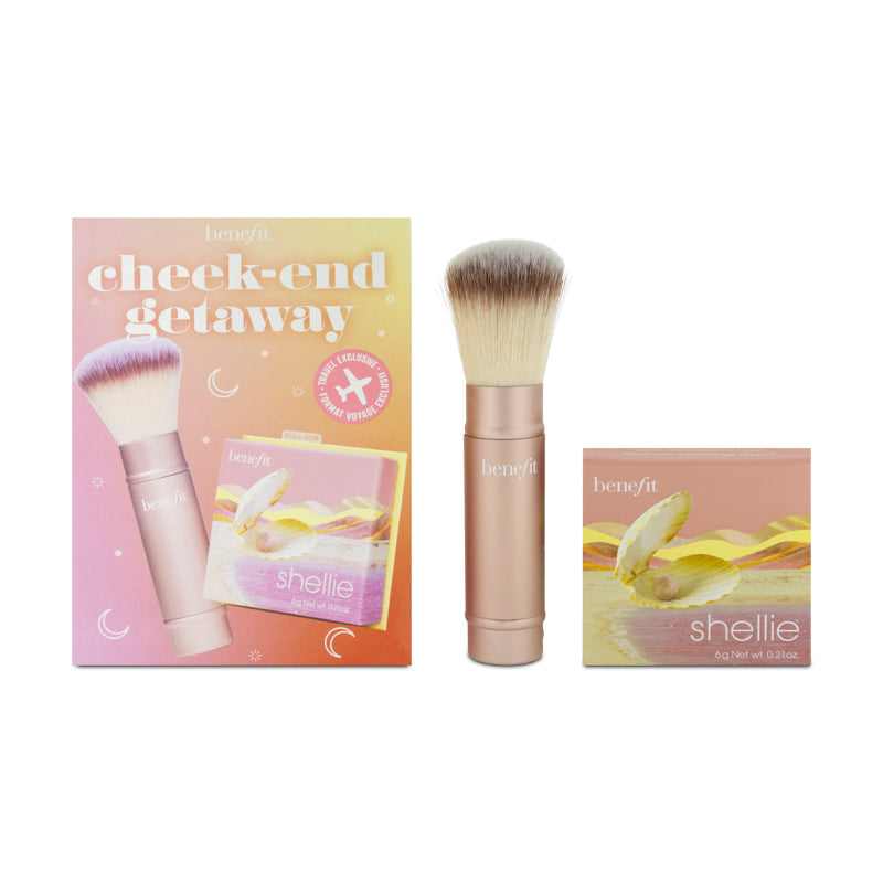 Benefit Shellie Blush & Brush Cheek-End Getaway Set 6g (Blemished Box)