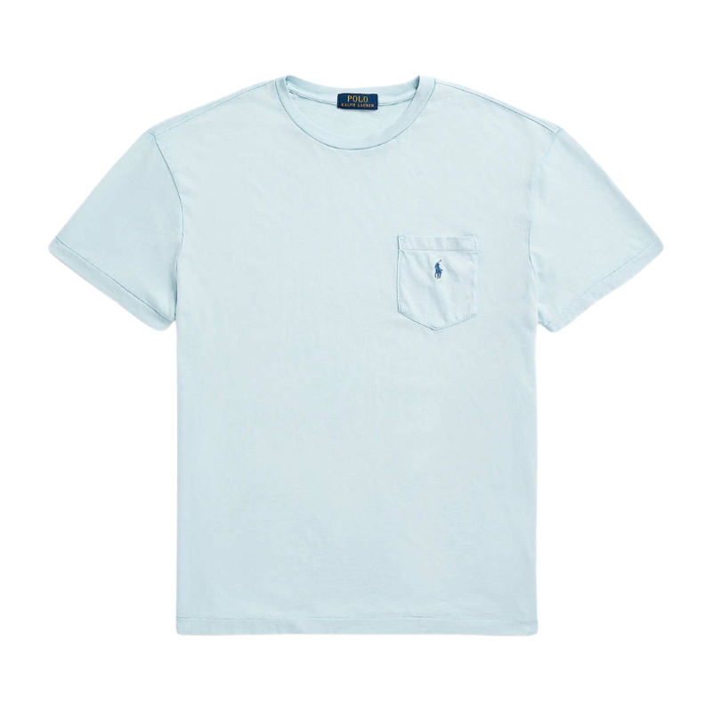 Ralph Lauren Polo Classic Fit Cotton Pocket T-Shirt Blue 