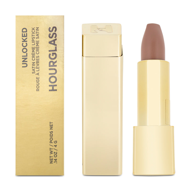 Hourglass Unlocked Satin Creme Nude Lipstick 302 Tide