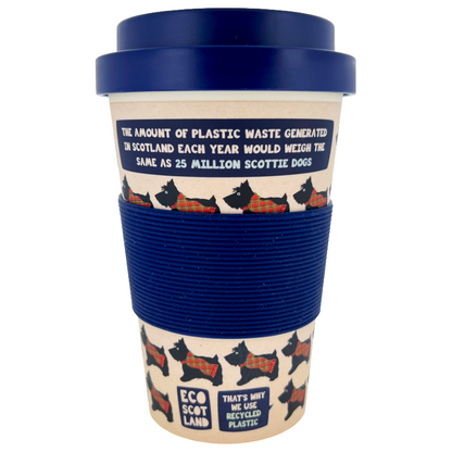 Milly Green Scotland Dog Travel Mug 400ml