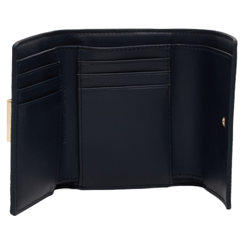 Tommy Hilfiger Heritage Medium Flap Wallet Navy Blue Women's