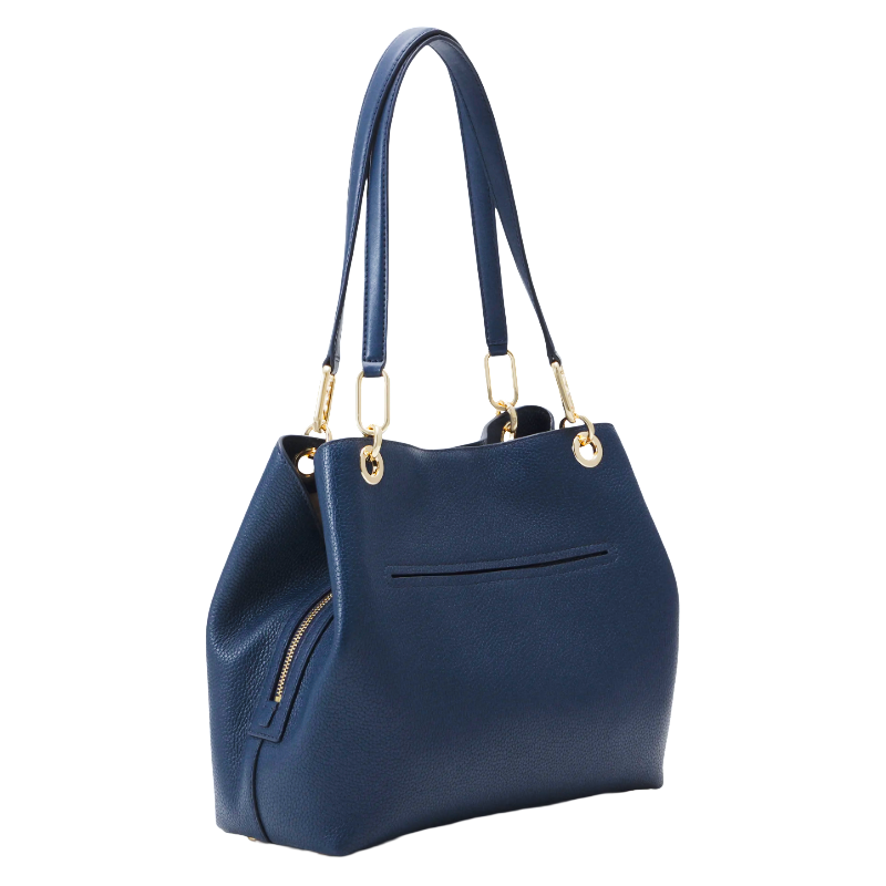 Michael Kors Kensington Large Shoulder Tote Bag Navy
