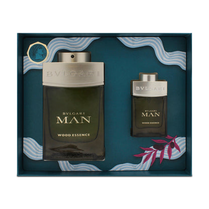 Bvlgari Man Wood Essence 100ml Eau De Parfum Gift Set