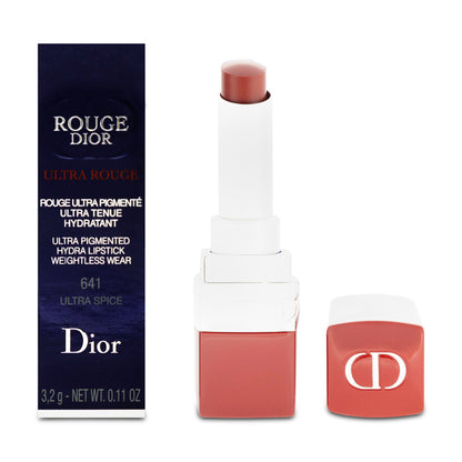 Dior Rouge Ultra Red Lipstick 641 Ultra Spice