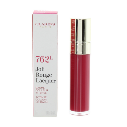 Clarins Joli Rouge Lacquer 762L Pop Pink Lipstick