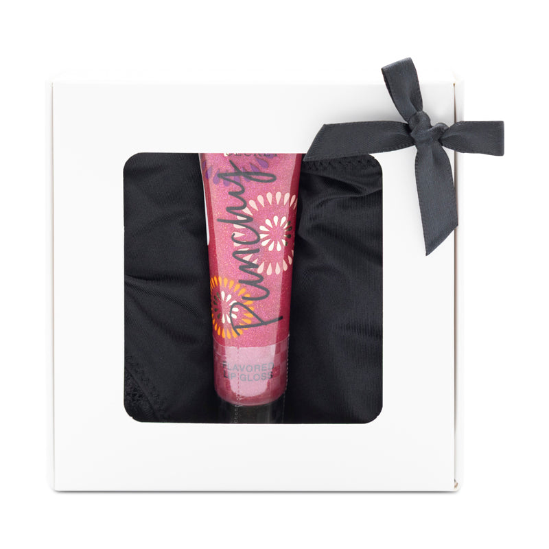 Victoria's Secret Very Sexy Thong Small Black Set of 2 & Lipgloss