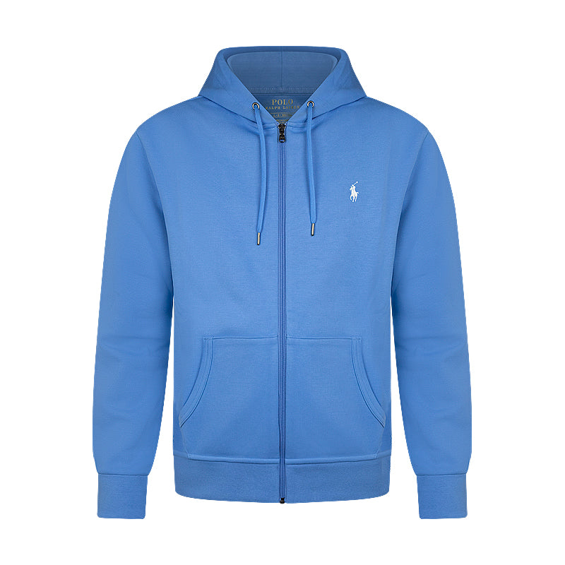 Ralph Lauren Polo Fleece Full Zip Hoodie Light Blue