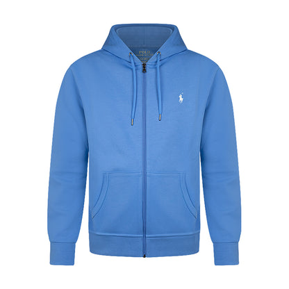 Ralph Lauren Polo Fleece Full Zip Hoodie Light Blue